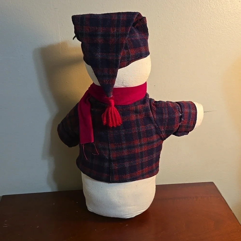 Vintage Target Weighted Fabric Snowman
